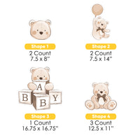 We Can Bearly Wait Yard Decorations - 8 Pc