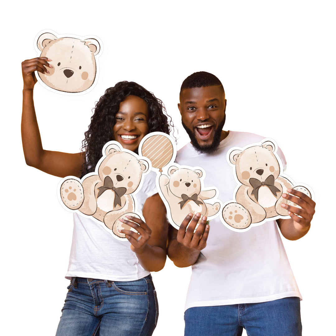 We Can Bearly Wait Yard Decorations - 8 Pc