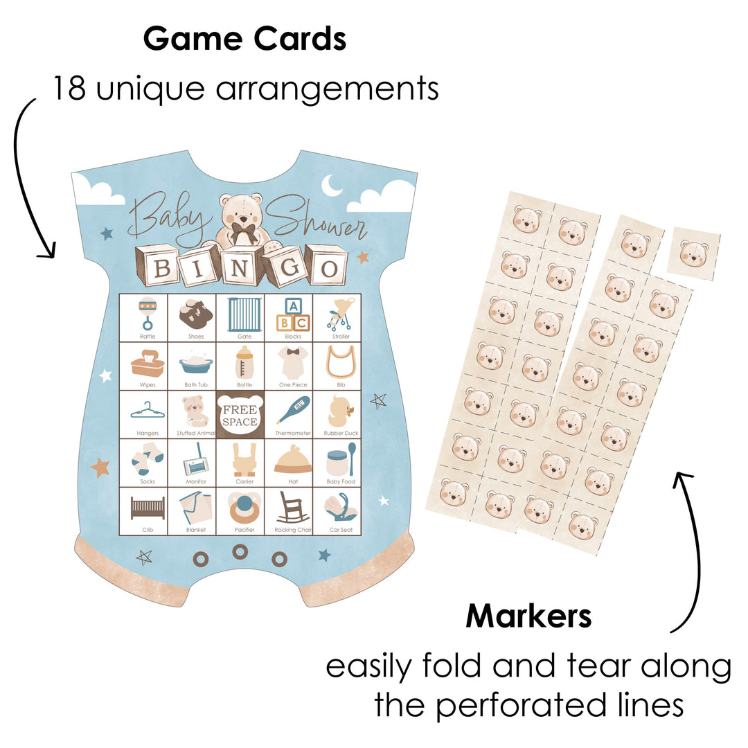 We Can Bearly Wait Bingo Game - 18 Ct