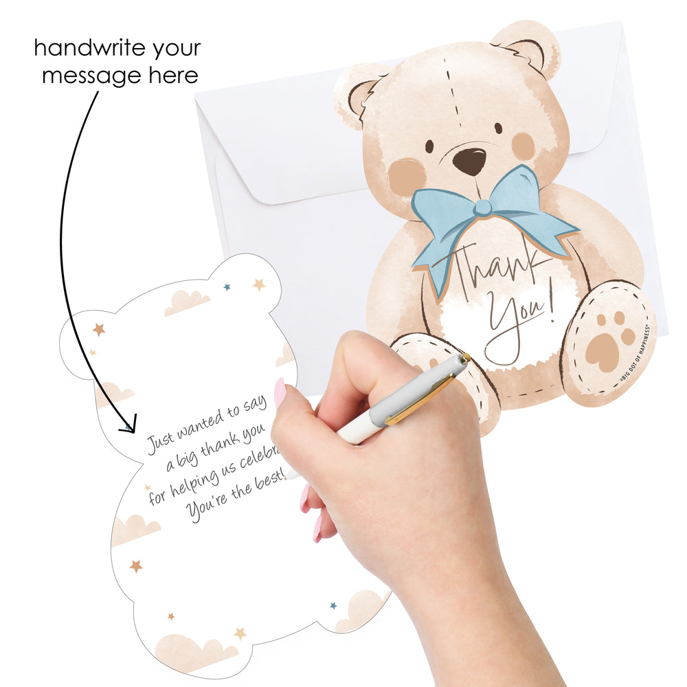 We Can Bearly Wait Baby Shower Thank You Cards