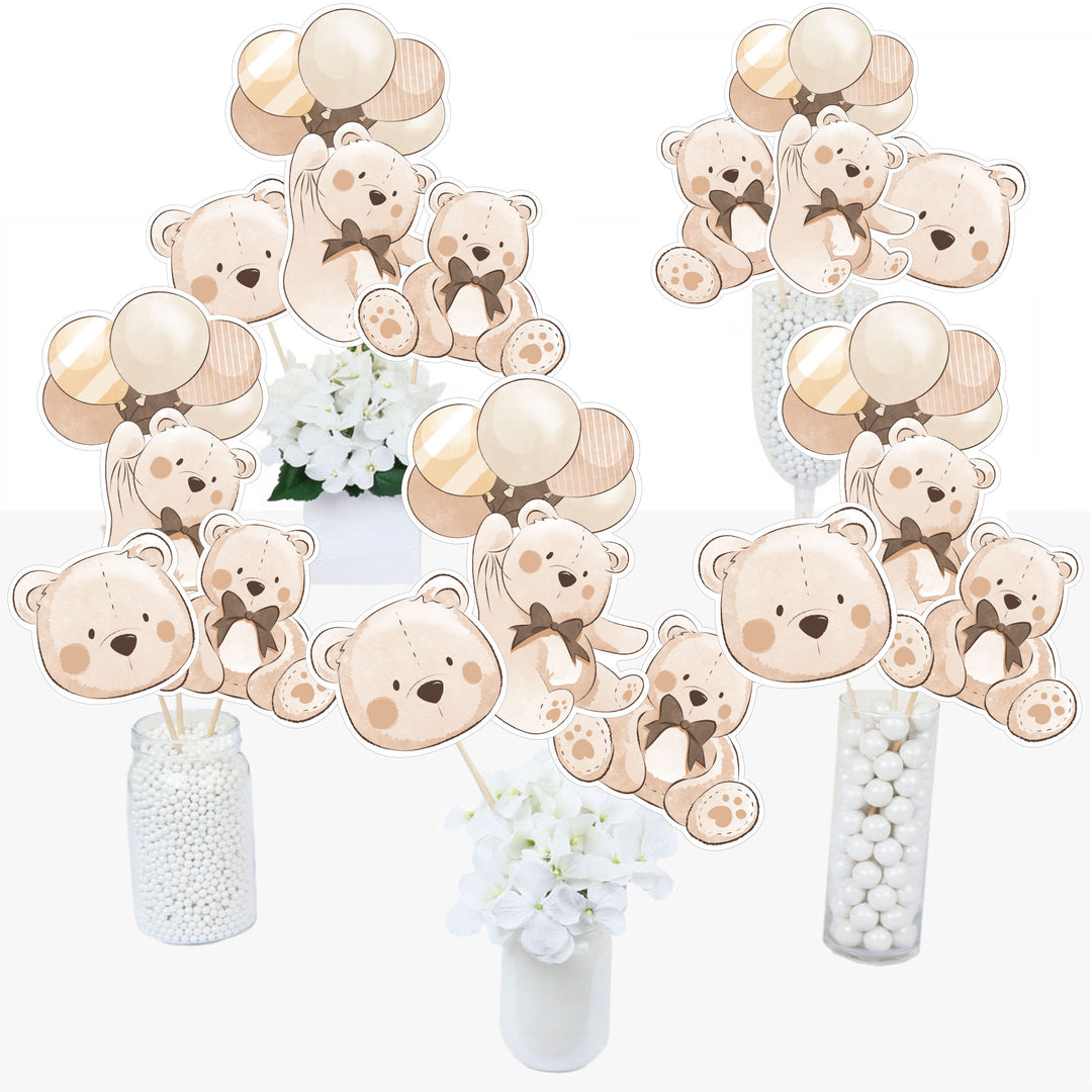 We Can Bearly Wait  Table Toppers - 15 Ct