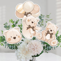 We Can Bearly Wait  Table Toppers - 15 Ct