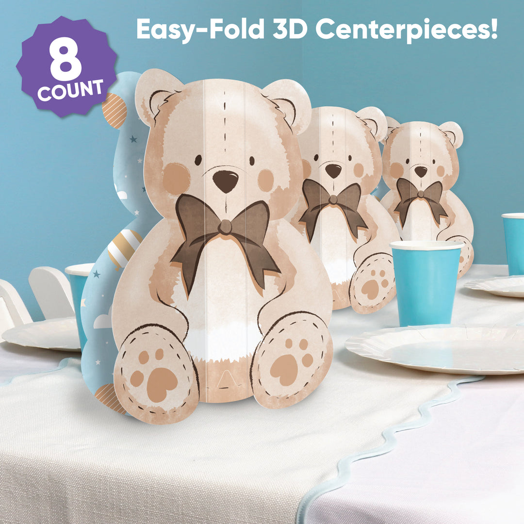 we can bearly wait table deocrations that look like little bears