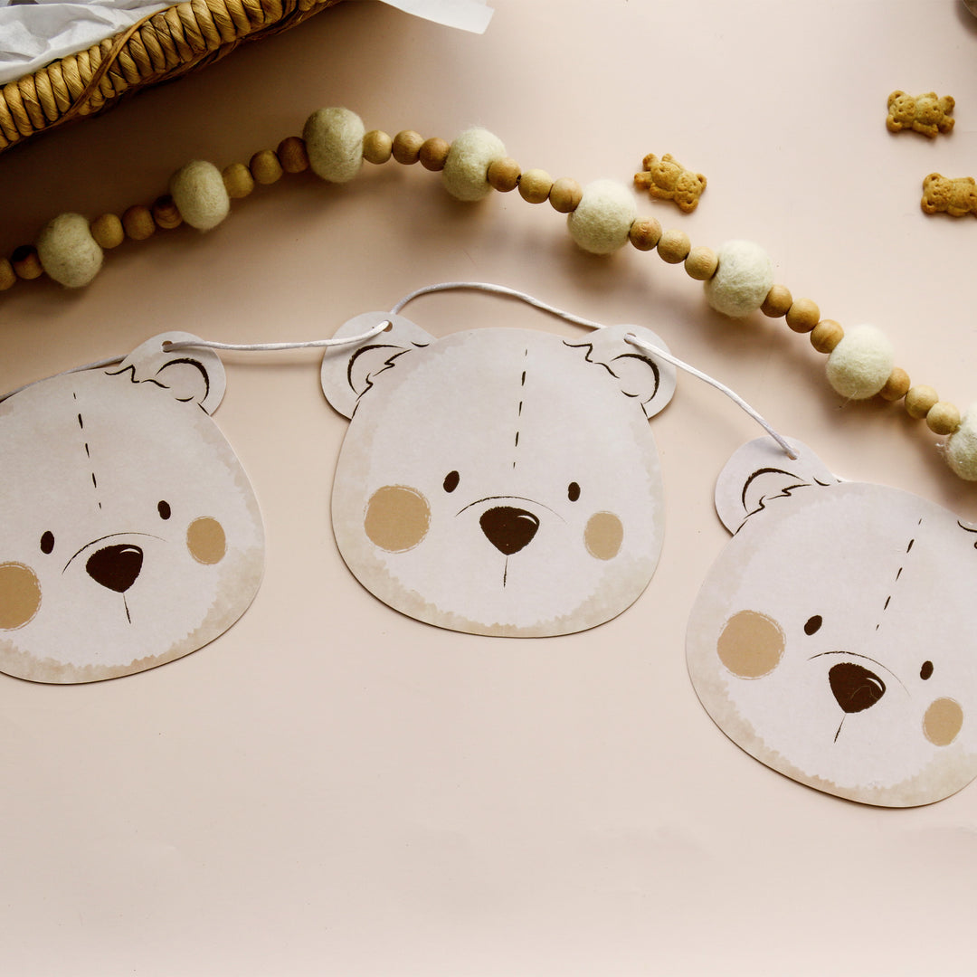 We Can Bearly Wait Garland Banner - 15 Pc