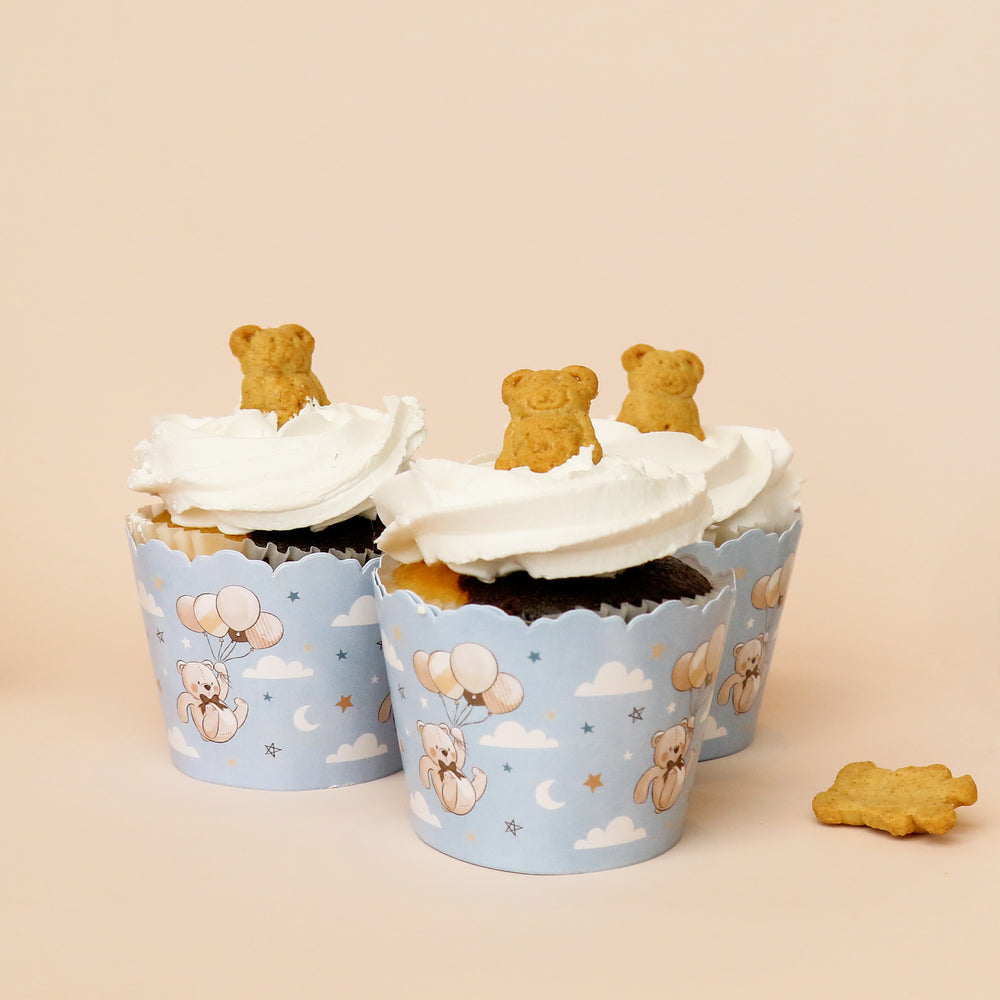 We Can Bearly Wait Cupcake Wrappers - 12 Ct