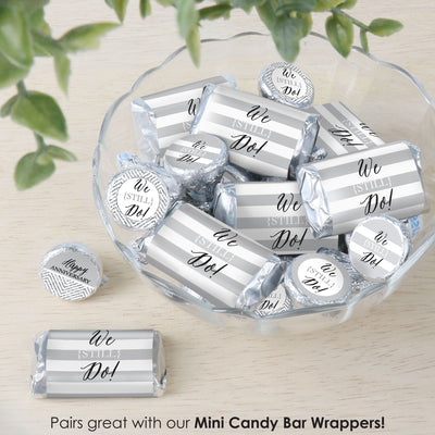 We Still Do - Wedding Anniversary - Anniversary Party Small Round Candy Stickers - Party Favor Labels - 324 Count