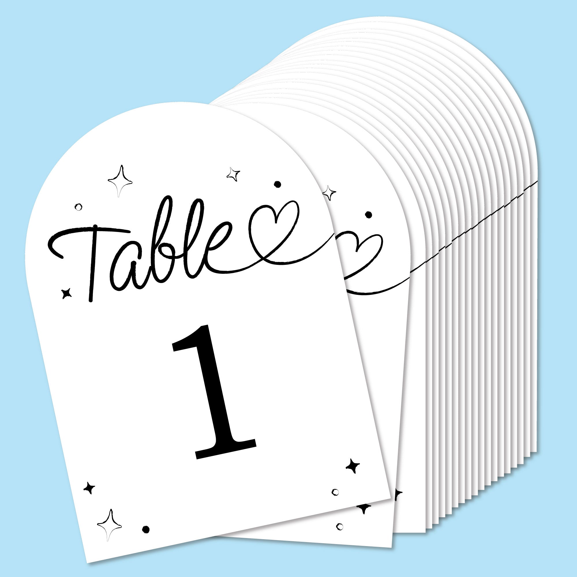 Wedding Table Numbers - modern-meets-romantic design ...