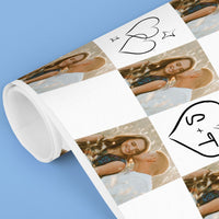 Custom Photo Wrapping Paper - Wedding Rings