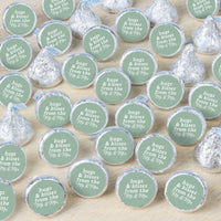 Mr. & Mrs. Wedding Candy Stickers - 324 Ct