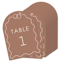 Wedding Rings Table Numbers - 20 Ct