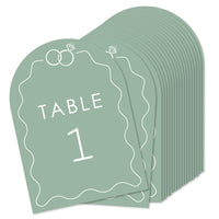 Wedding Rings Table Numbers - 20 Ct