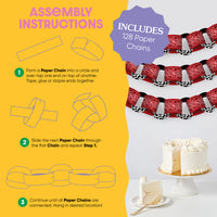 Western Hoedown DIY Paper Chains - 128 Pc