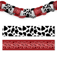 Western Hoedown DIY Paper Chains - 128 Pc