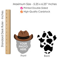 Custom Fun Face Cowboy Hat Essentials - 20 Ct