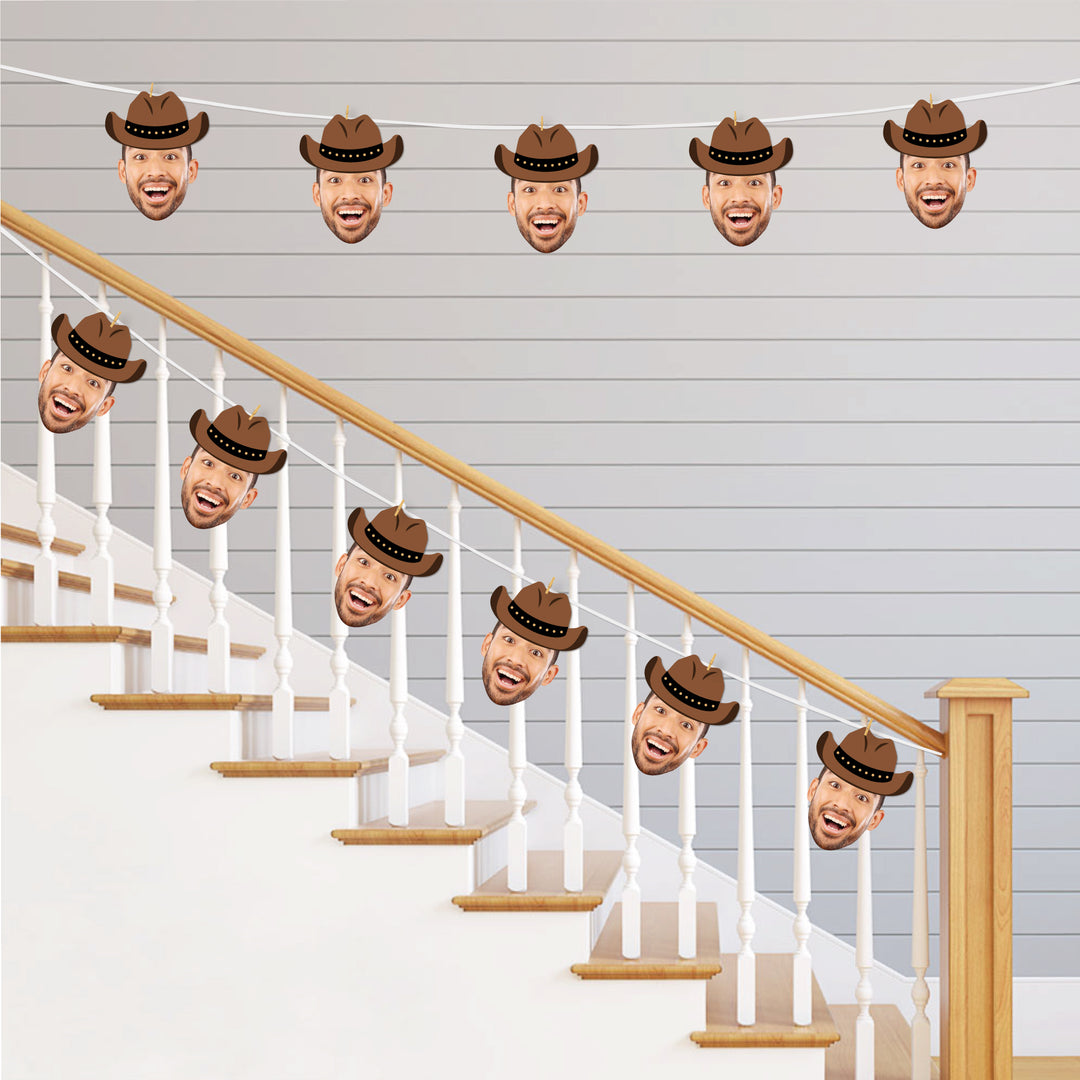 Custom Fun Face Cowboy Hat Essentials - 20 Ct