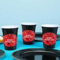 Custom Text Party Cups - Western Hoedown - 16 Ct
