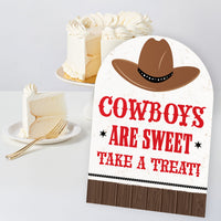 Western Hoedown Party Signs Set - 6 Ct