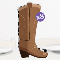 Western 3D Centerpieces - 8 Ct