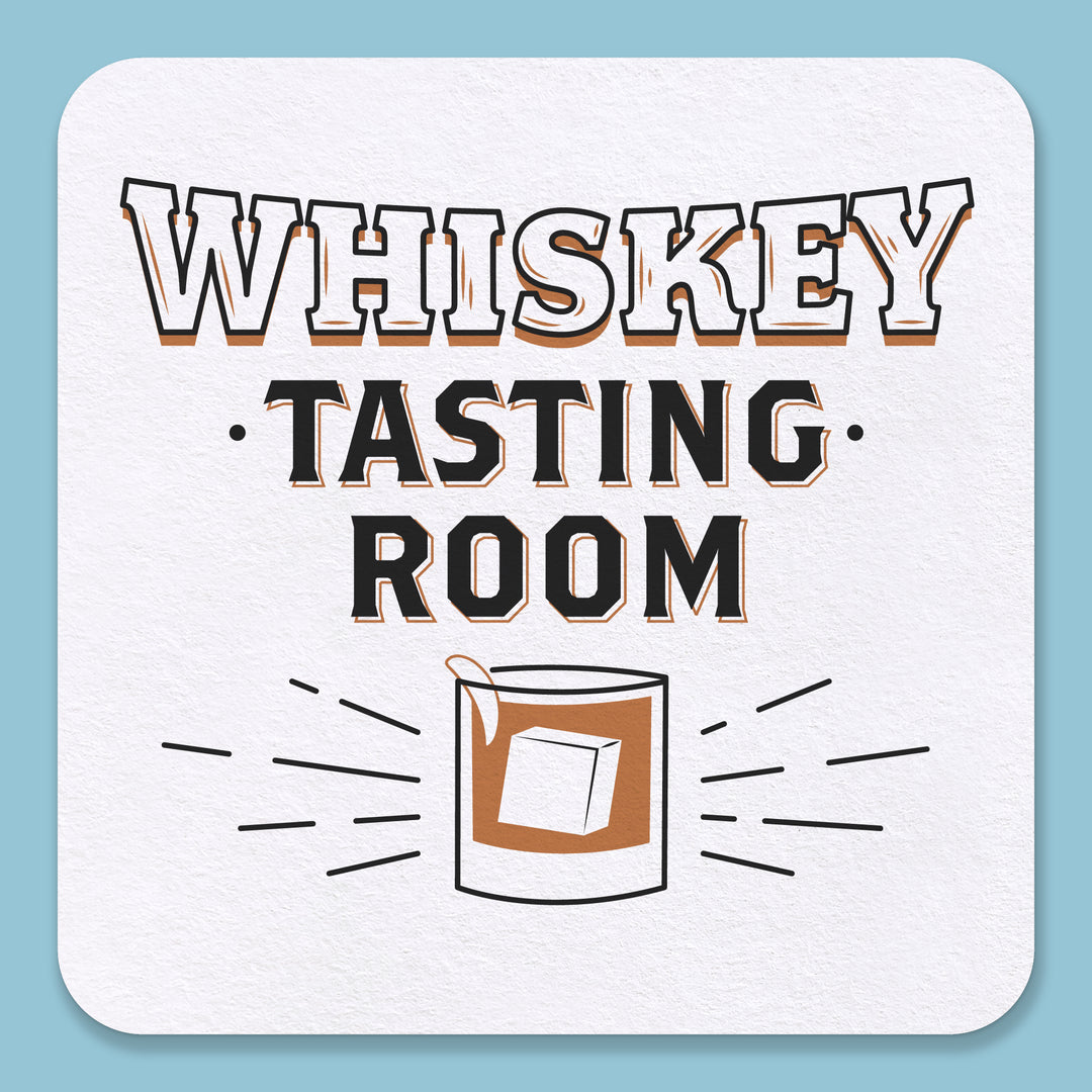 Drink Coasters - Whiskey Tasting Room - 25 Ct