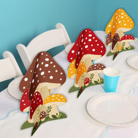 Wild Mushrooms 3D Centerpieces - 8 Ct