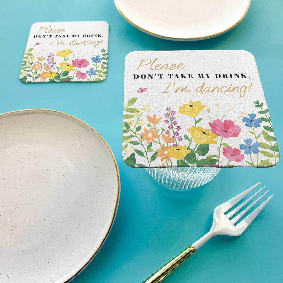 Drink Coasters - Wild Flowers - 25 Ct