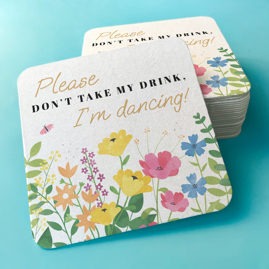 Drink Coasters - Wild Flowers - 25 Ct