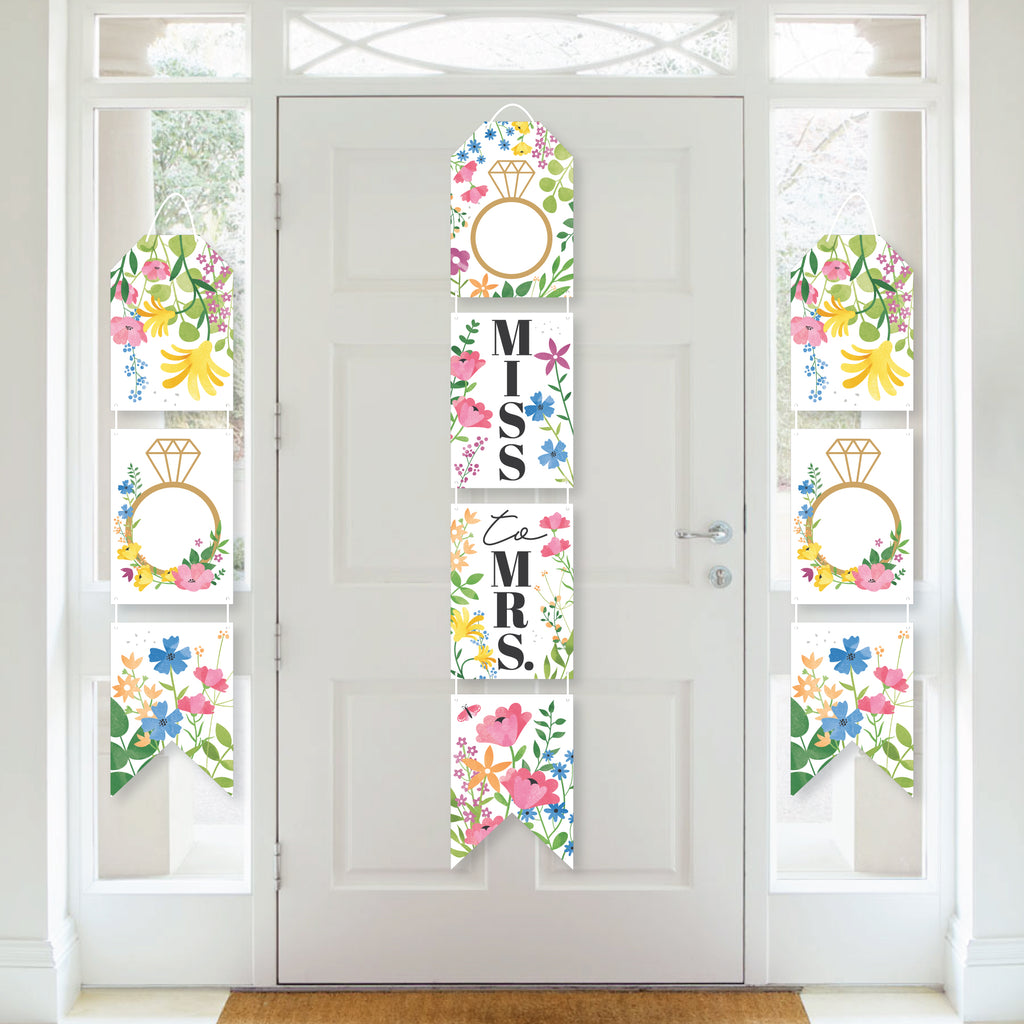 Vicenpal 6-Piece Large Wildflower Cutouts – Boho Foam Board Wall Decor For Baby Showers, Parties & Home