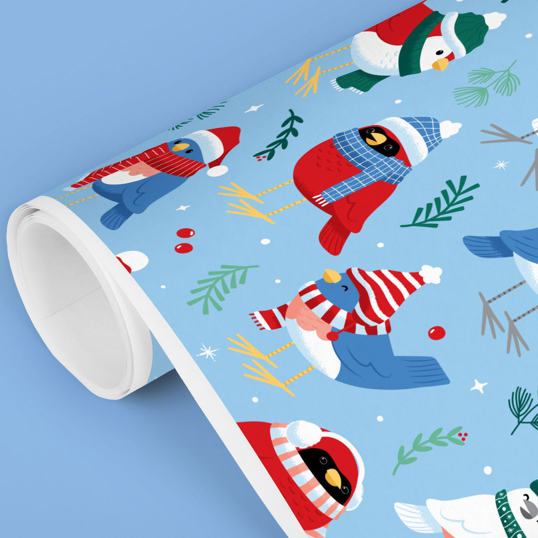 Winter Birds - Wrapping Paper