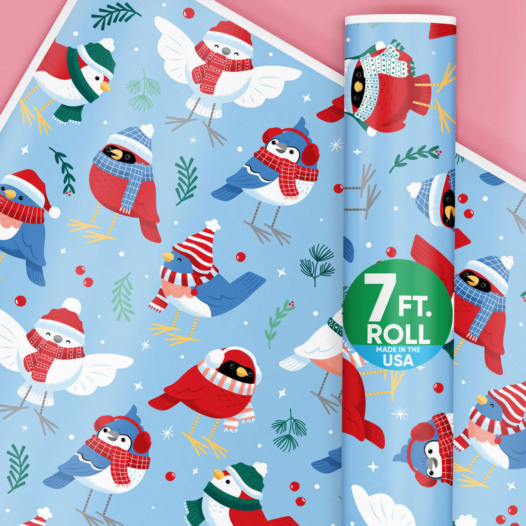 Winter Birds - Wrapping Paper
