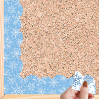 Winter Snowflakes - Scalloped Classroom Decor - Bulletin Board Borders - 51 Feet