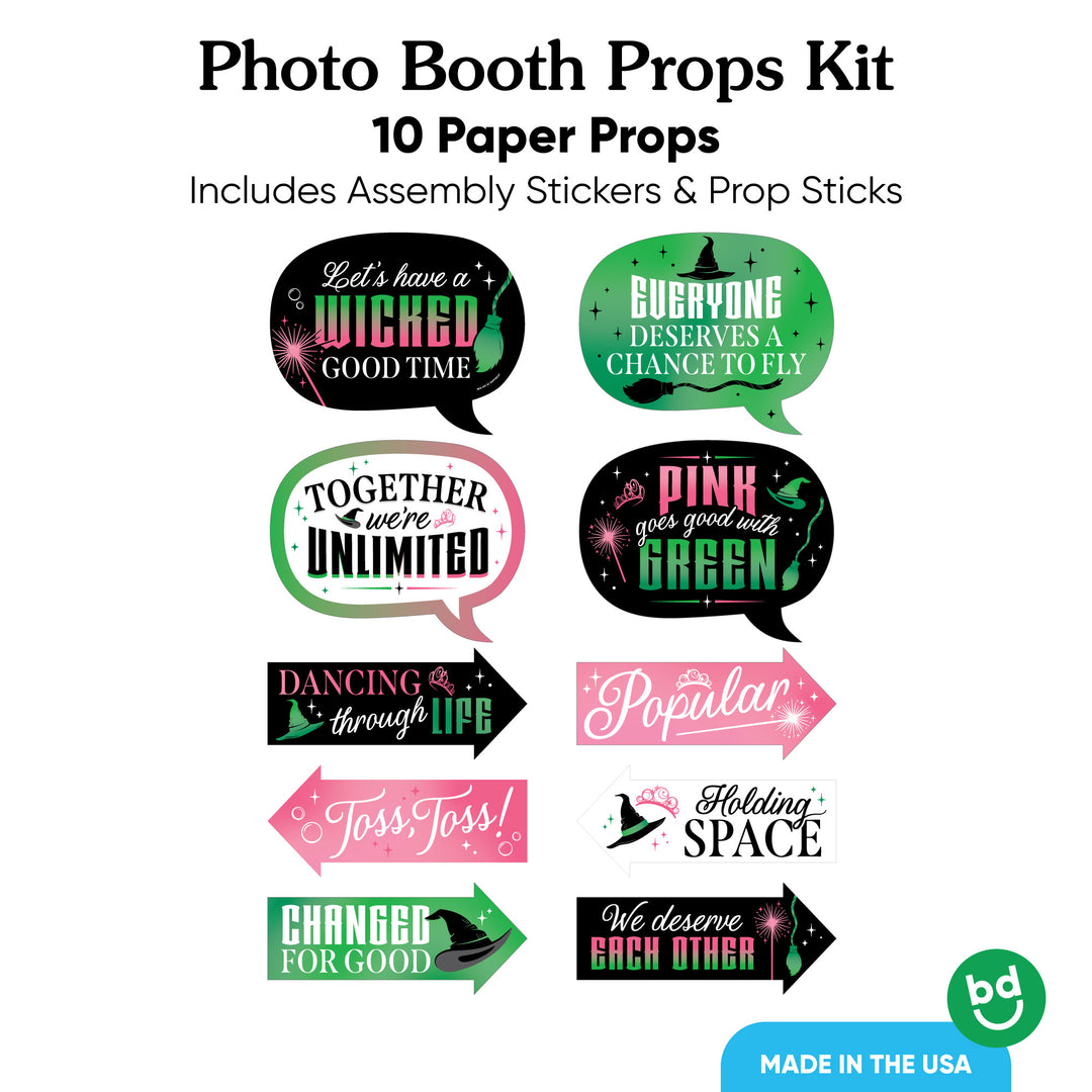 Witch Funny Photo Props - 10 Ct