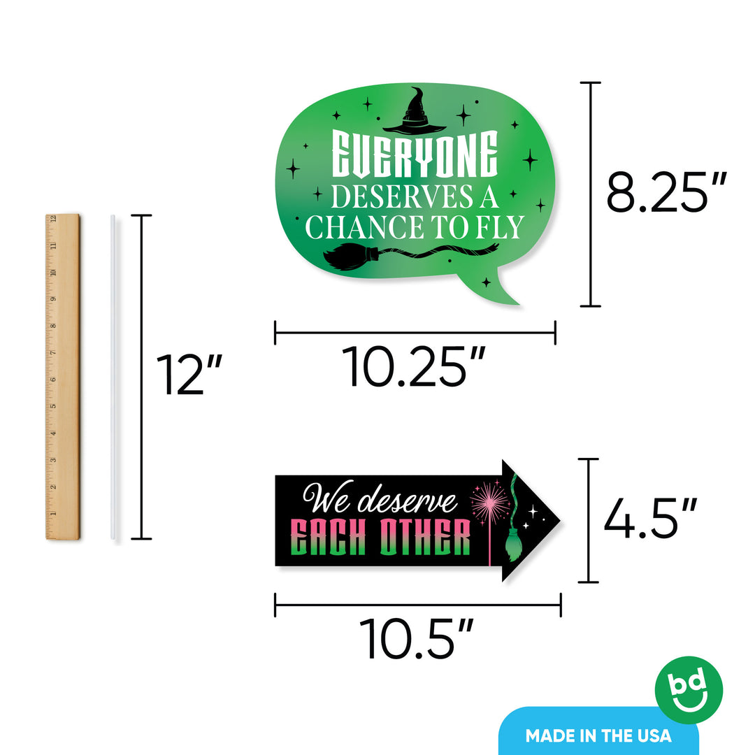 Witch Funny Photo Props - 10 Ct