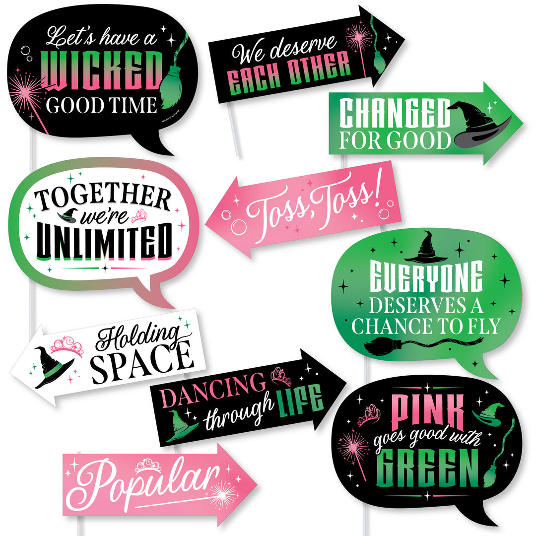 Witch Funny Photo Props - 10 Ct