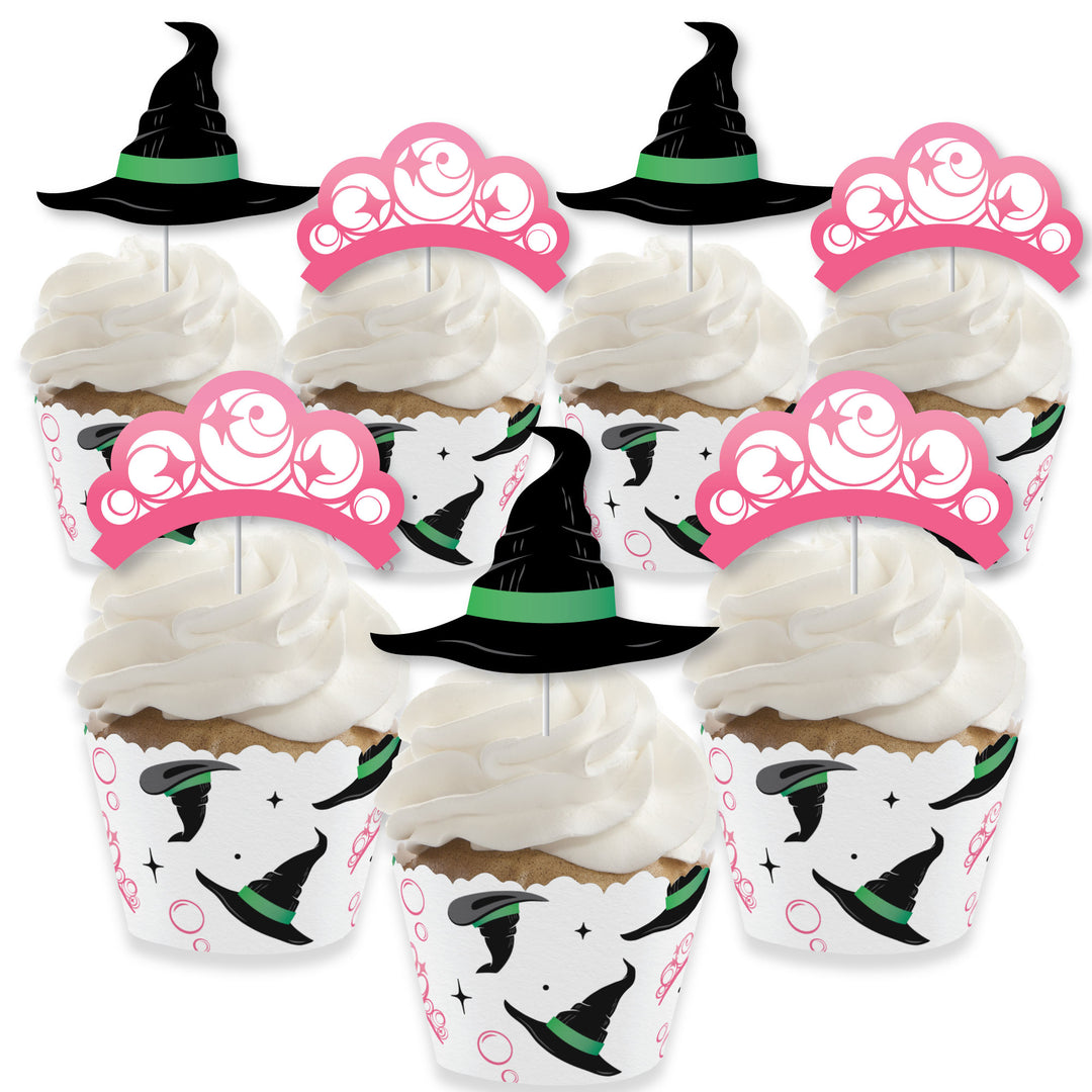 Witch Cupcake Wrappers and Treat Picks - 24 Ct