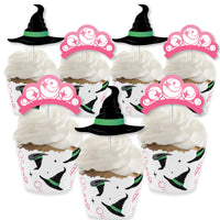 Witch Cupcake Wrappers and Treat Picks - 24 Ct