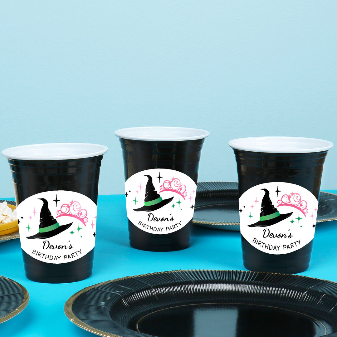 Custom Party Cups - Witch - 16 Ct