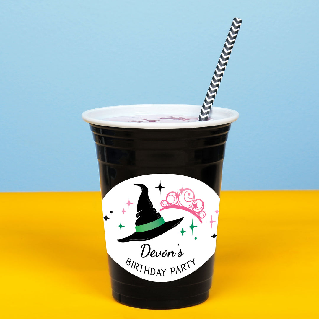 Custom Party Cups - Witch - 16 Ct