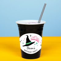 Custom Party Cups - Witch - 16 Ct