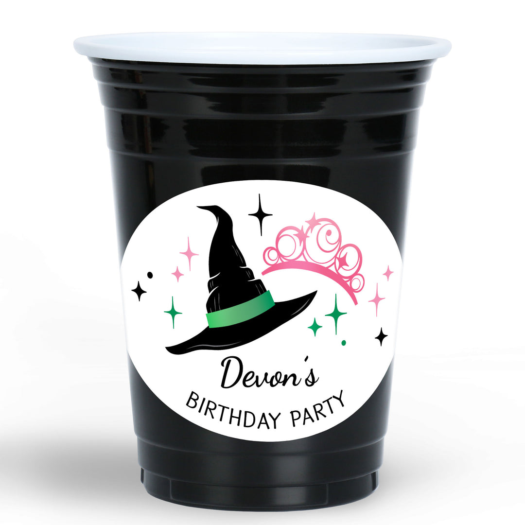 Custom Party Cups - Witch - 16 Ct