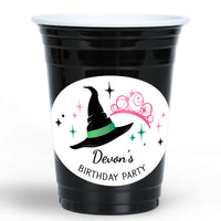 Custom Party Cups - Witch - 16 Ct