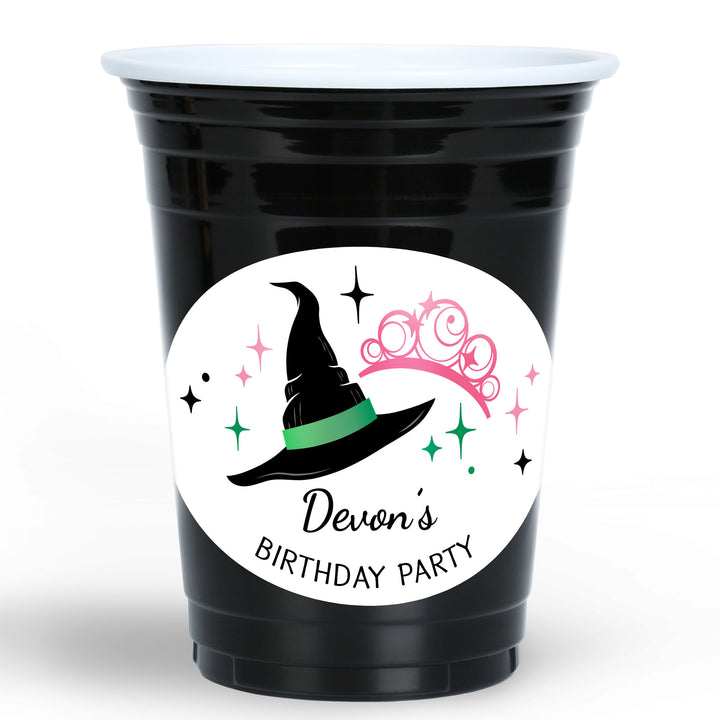 Custom Party Cups - Witch - 16 Ct