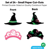 Witch DIY Paper Cut-Outs - 24 Ct