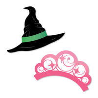 Witch DIY Paper Cut-Outs - 24 Ct