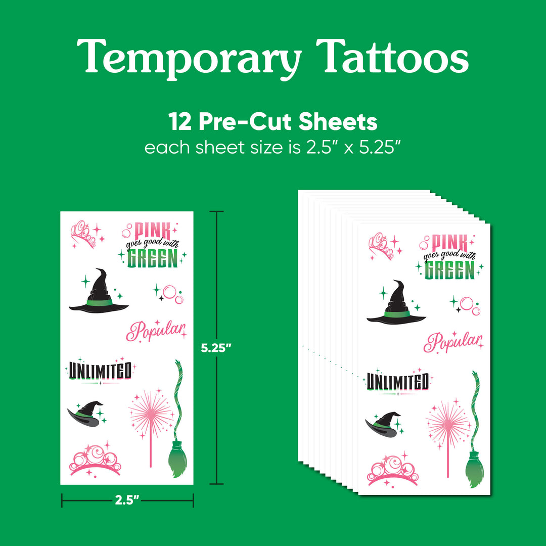 Witch Temporary Tattoos - 108 Ct