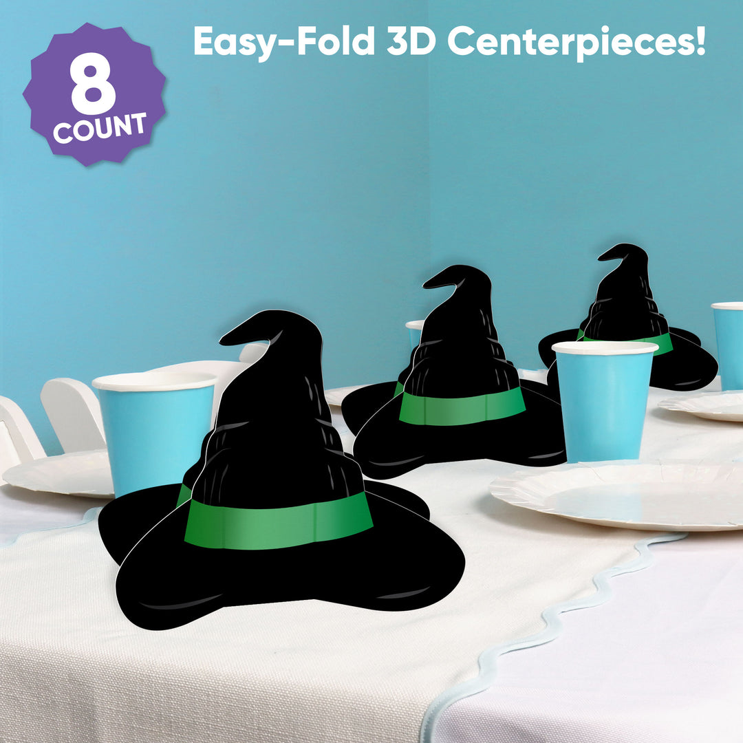 Witch 3D Centerpieces - 8 Ct