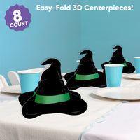 Witch 3D Centerpieces - 8 Ct