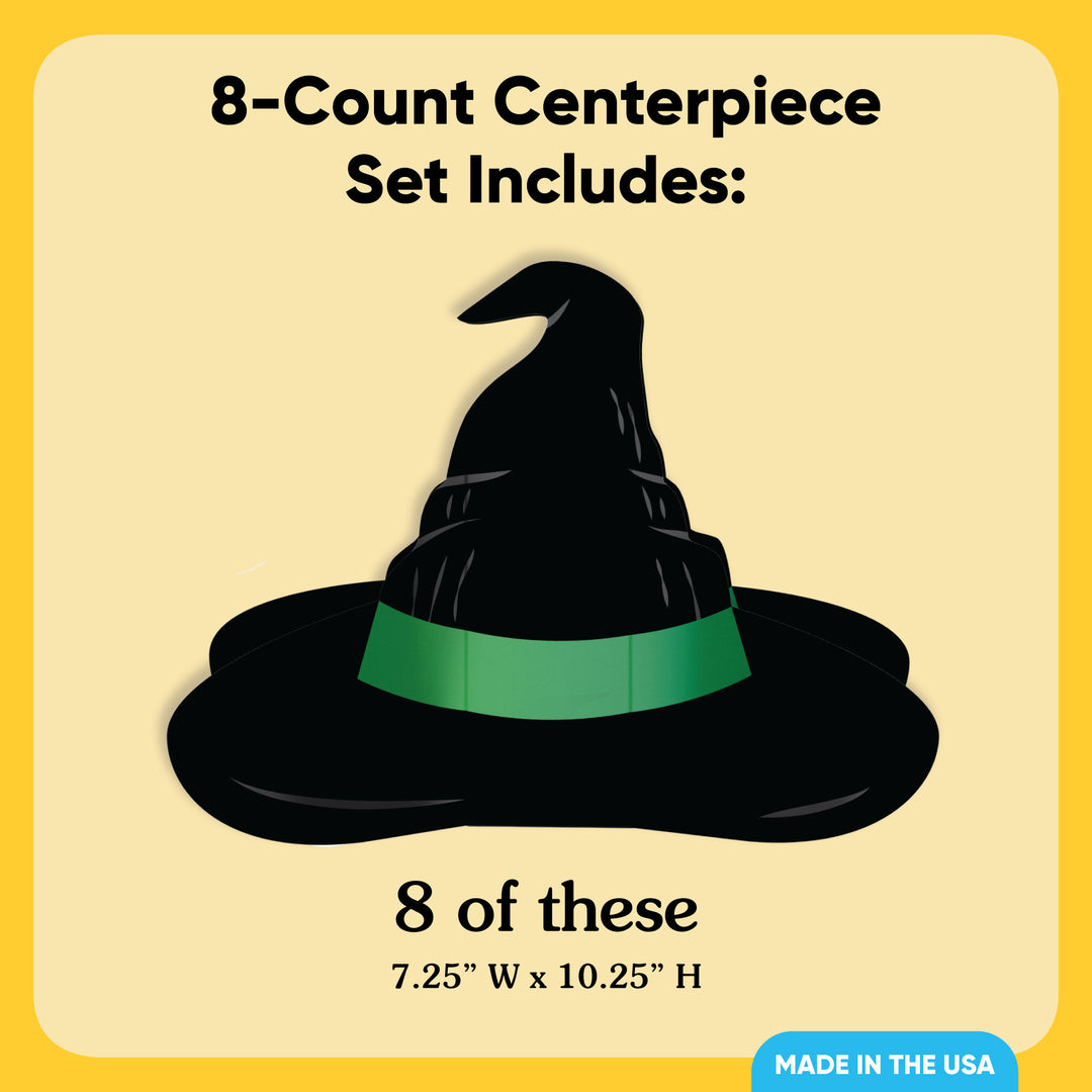 Witch 3D Centerpieces - 8 Ct