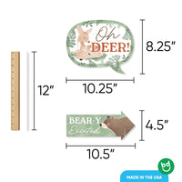 Woodland Animals Funny Photo Props - 10 Ct