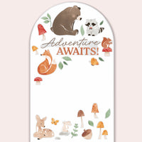 Woodland Animals Backdrop Decals