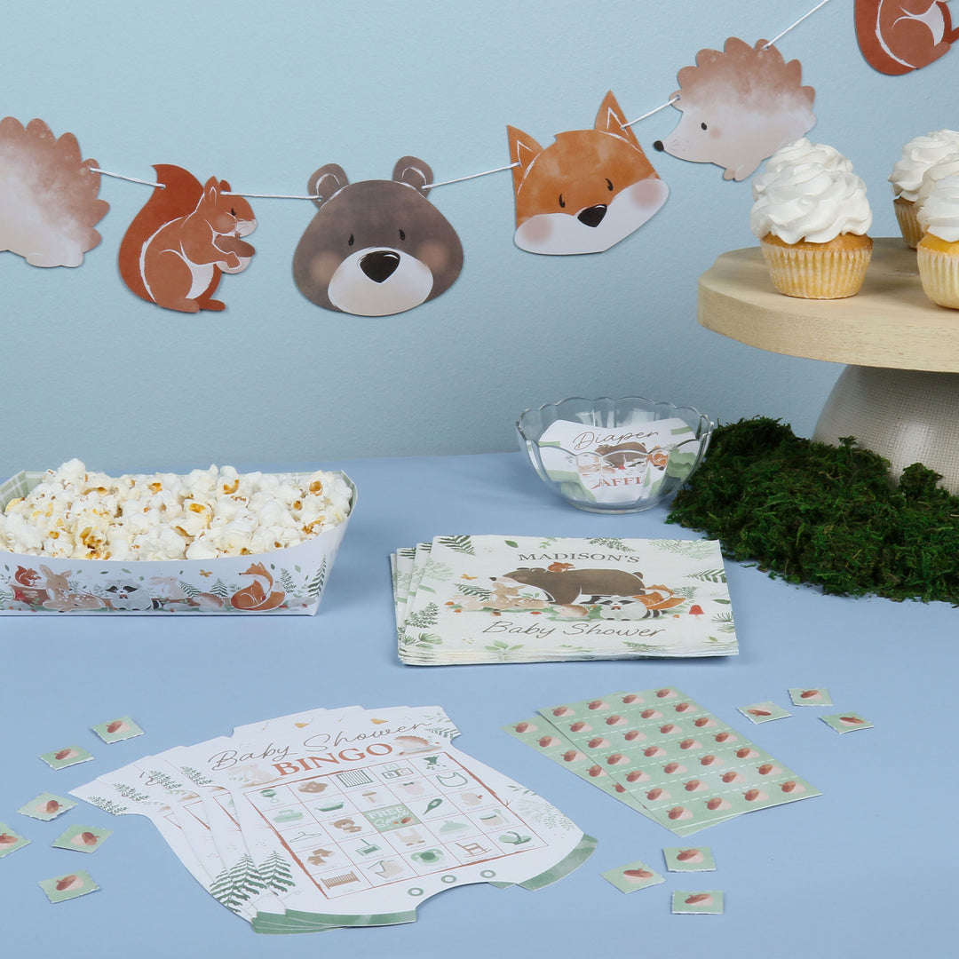 Woodland Animals Bingo Game - 18 Ct